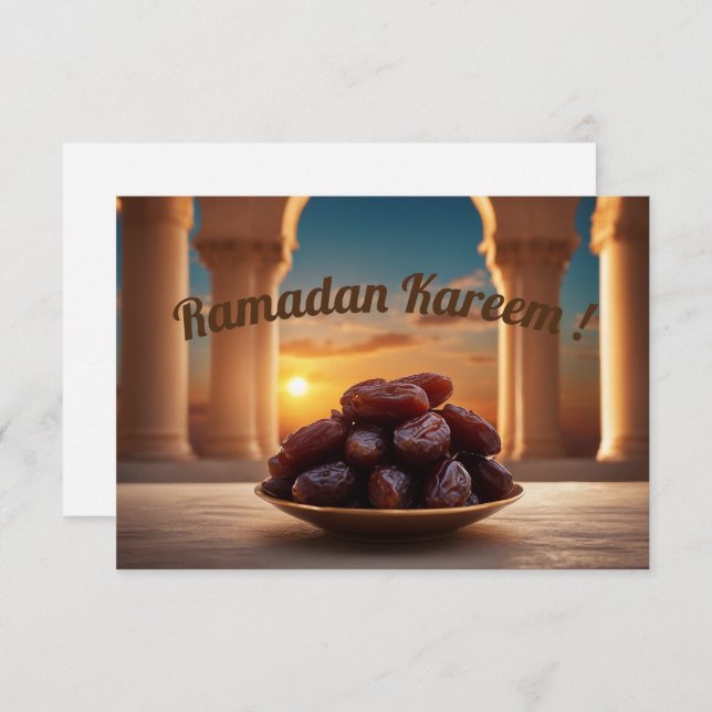 Ramadan Kareem! (Frente/Verso)