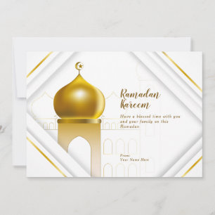 Ramadan Kareem Cartão de Boas Festas Moderno Bra