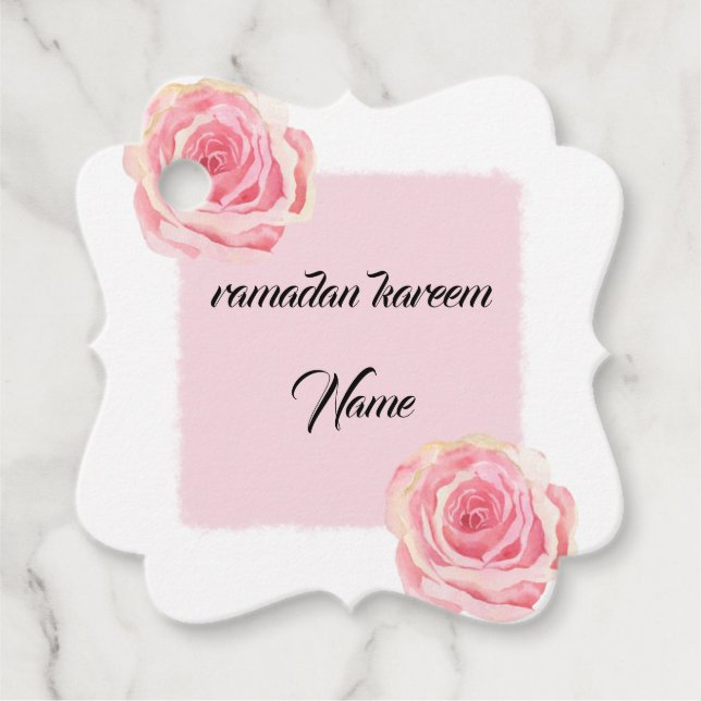 ramadan kareem - etiqueta personalizada (Frente)