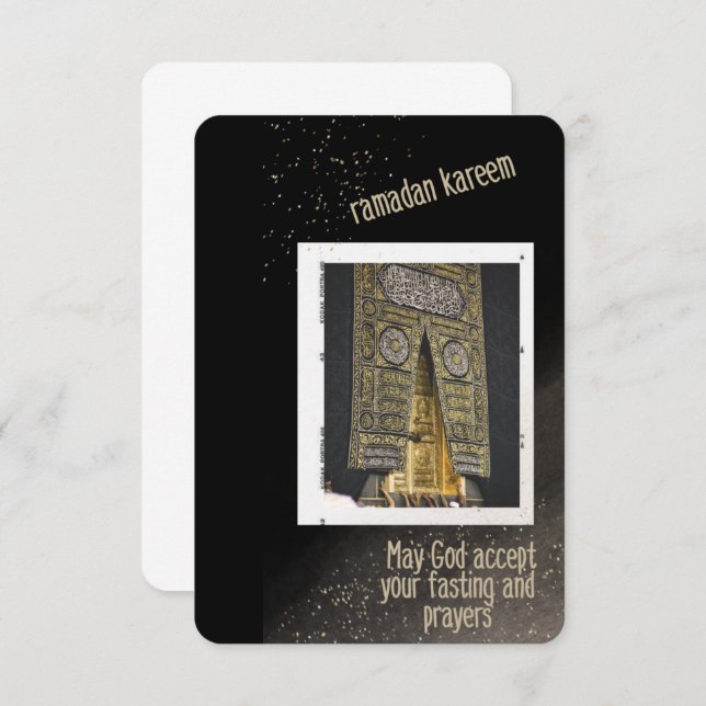 Ramadan Kareem Flat Cartões de agradecimentos (Frente/Verso)