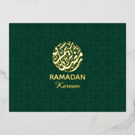 Ramadan Kareem Gold Foil Islamic 