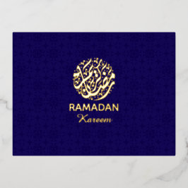 Ramadan Kareem Gold Foil Islamic 