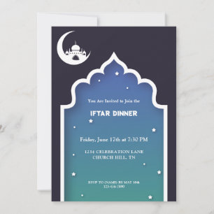 Ramadan kareem iftar convite