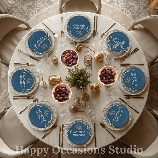 Ramadan Kareem Ramadan Mubarak Pratos de Papel (Criador carregado)