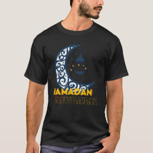 Ramadan Kareem-Ramadan Mubark Camisa T islâmica