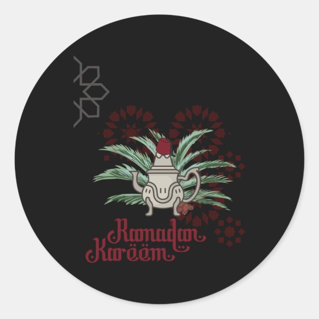 Ramadan Kareem Tee. Adesivo (Frente)
