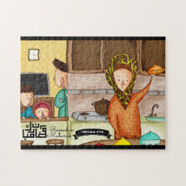 Ramadan Quebra-cabeça preparando Iftar