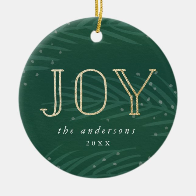 Ramais de inverno | Ornamento de fotos de feriado (Frente)