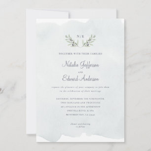 Ramal de oliveira pintado + aquarela