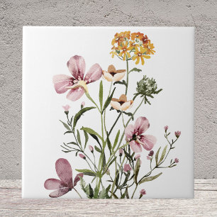 Ramalhete de Flores Silvestres Aquarela