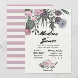 Ramalhete de Flores Silvestres | rosa | Convites d