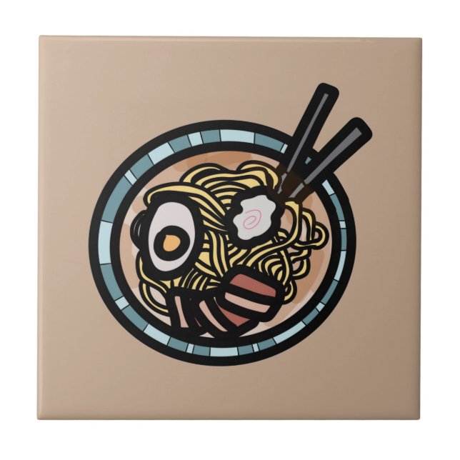 Ramen ama japonês fofo (Frente)