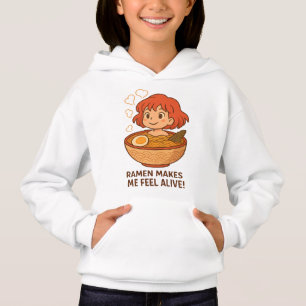 Ramen Me Faz Sentir Vivo Camiseta Divertida para A