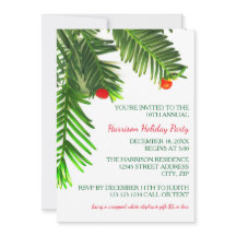 Ramificação da árvore do pinheiro - Convite de fes