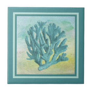 Ramificação de Coral Turquesa Escuro
