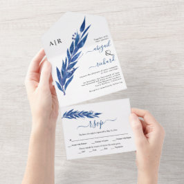 Ramificação de eucalipto azul com casamento no inv