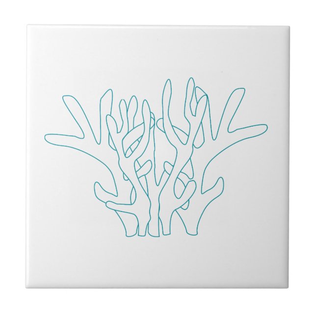 Ramo de Coral Branco Aqua (Frente)