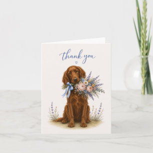 Ramo de Flores Irish Setter Agradecimento