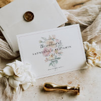 Ramo de Noiva - Cartão de Save The Date - Flores M