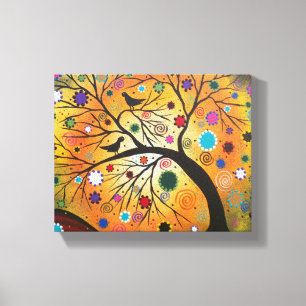 Ramos de dobra por canvas de LORI EVERETT