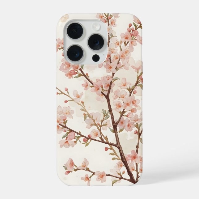 Ramos de Flor de Cerejeira Rosa Suave (Verso)