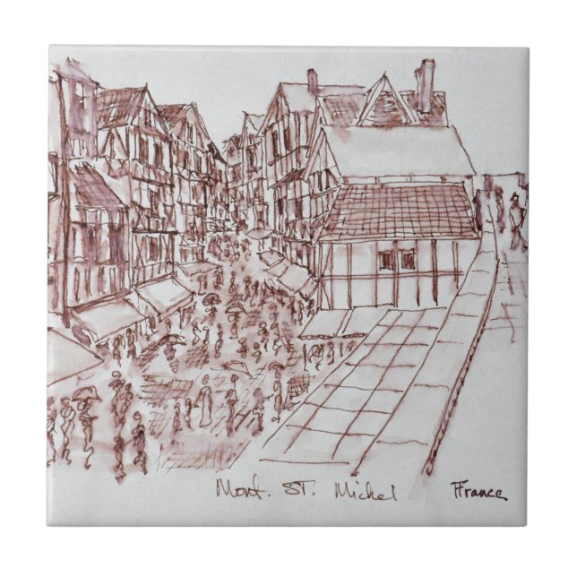 Ramparts, Mont Santo-Michel| Normandia, França (Frente)