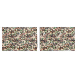 Ranch Ocidental ou Cena de Fazenda do País