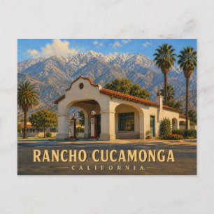 Rancho Cucamonga Califórnia Cartão Postal de Viage