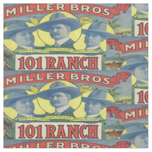 Rancho ocidental de Miller Bros 101 do tecido