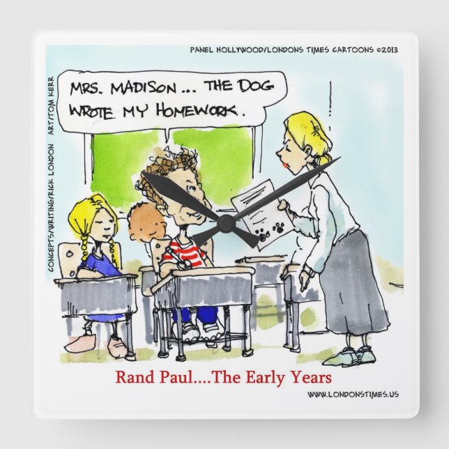 Rand Paul O Relógio De Paredes Engraçado Dos Prime (Frente)