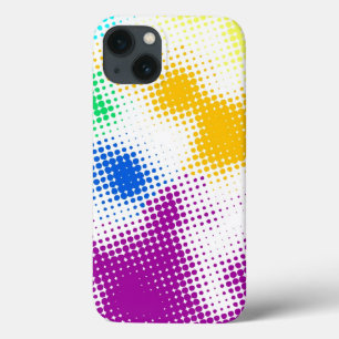 Random halftone colorful background