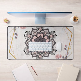 Rangoli Floral Art, Rosa e Cinzas Calmando Harmoni