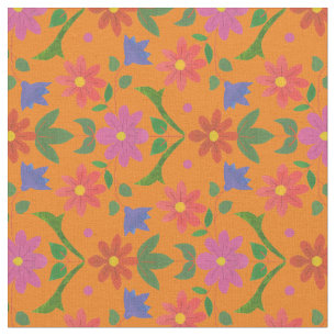 Rangoli Flowers, Bolinhas em Tecido Personalizado 