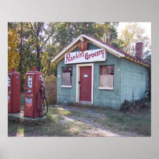 Rankins Grocery Store Poster