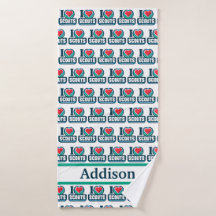 Rapariga A Esboçar No Coração Toalha