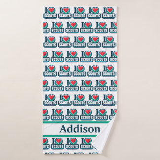 Rapariga A Esboçar No Coração Toalha