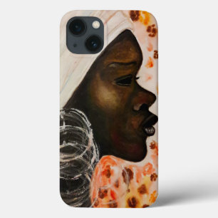 Rapariga africana de beleza - Pintura aquosa