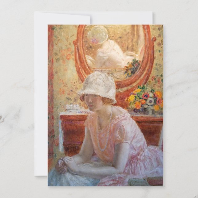 Rapariga antes de um espelho | Frederick Carl Frie (Frente)