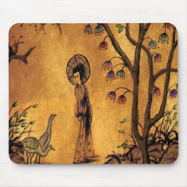 Rapariga Asiática ~ Mousepad (Frente)