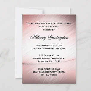 Rapariga Cigana Reproduz Convite Único Violino