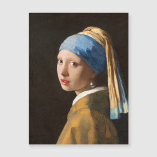 Rapariga com pintura de retrato de pérolas