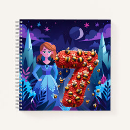 Rapariga De Aniversário Às 7