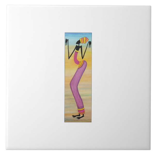 Rapariga-de-Arte Africana (Frente)