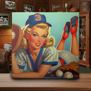 Rapariga de Basebol Retroativa