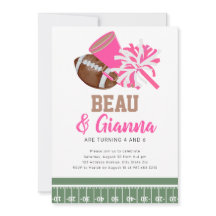 Rapariga de Convite de aniversário Combinado