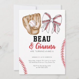 Rapariga de Convite de aniversário Combinado