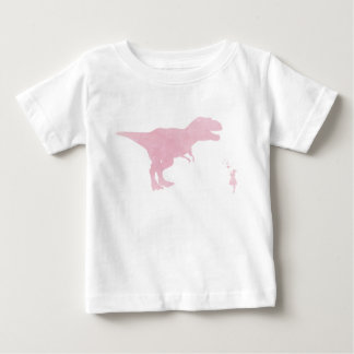 Rapariga e Dinossauro - Camisa de Amor do Dinossau