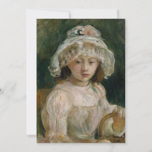 Rapariga jovem com chapéu   Berthe Morisot