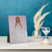 Rapariga na Placa de Vestido Glitor