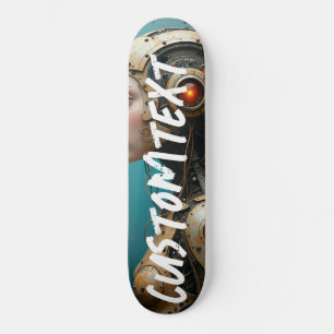 Rapariga personalizada de skate
